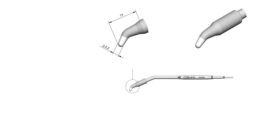 C250410 - Cartridge for AL250 iron